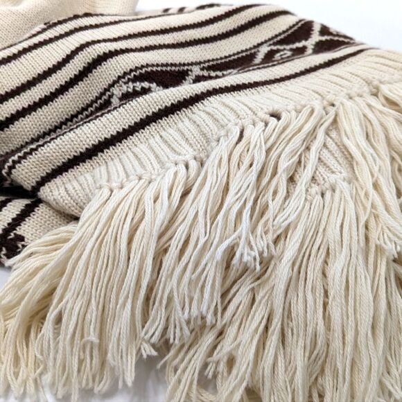 Alpaca Fringed Shawl - Picture 5 of 8